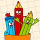 CFCross Link-a-Pix colored puzzles