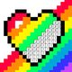 Color By Number: Pixel Art Paint By Number Book