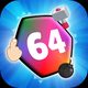 Make 64 - Merge Numbers Puzzle! Simple Casual Game