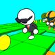 Catch or fall.io - Fall guys runner survival dudes