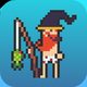 Wizard Fishing: Fantasy Pixel