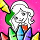 Princess Coloring Book for Kids & Games for Girls